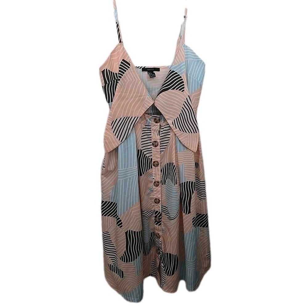 Forever 21 Women's Sleeveless Dress Sz S Multicolored